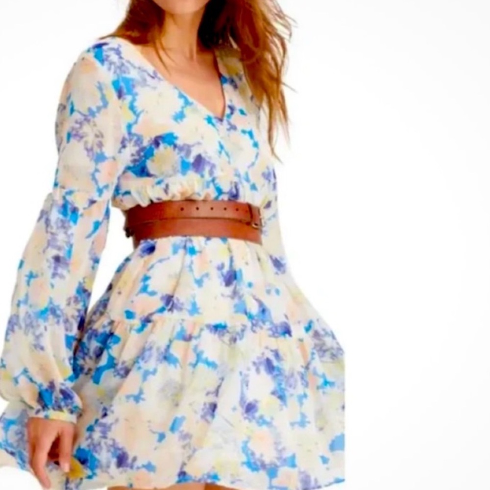 New Sanctuary Women’s Imagine Floral Printed Babydoll Dress Size 4